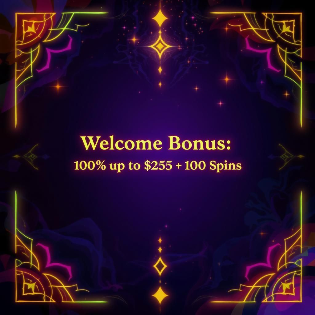 Welcome Bonus: 100% up to $250 + 100 Spins